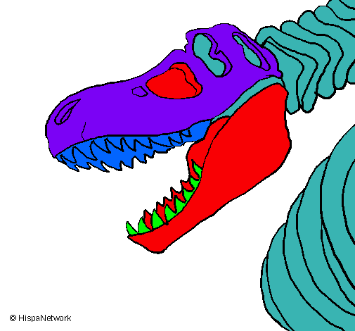 Esqueleto tiranosaurio rex