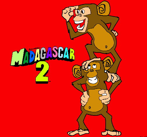 Madagascar 2 Manson y Phil