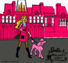 Dibujo Barbie y su perrita pintado por daymarie