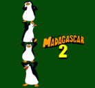 Dibujo Madagascar 2 Pingüinos pintado por BOBI