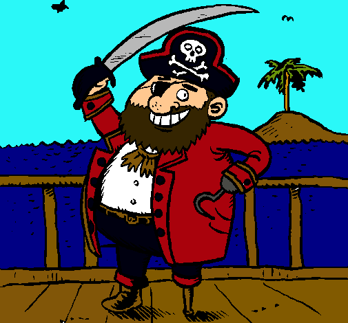 Dibujo Pirata a bordo pintado por SHEYLA