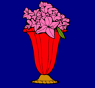 Dibujo Jarrón de flores pintado por martica