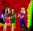 Dibujo Barbie de compras con sus amigas pintado por chica_cris_19