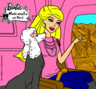 Dibujo Barbie llega a París pintado por Patricia6