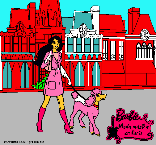 Barbie y su perrita