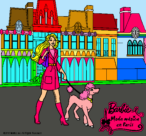 Barbie y su perrita