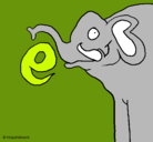 Dibujo Elefante pintado por erandi