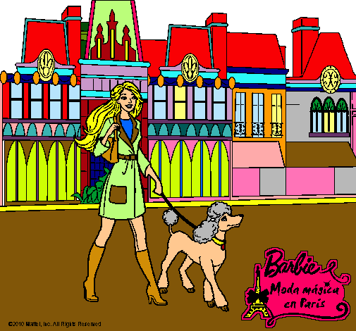 Barbie y su perrita