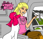 Dibujo Barbie llega a París pintado por barbie