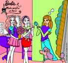 Dibujo Barbie de compras con sus amigas pintado por oiyluyglujh