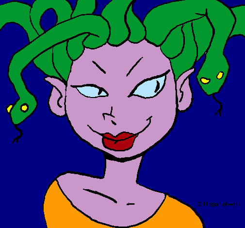 Mujer medusa