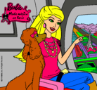 Dibujo Barbie llega a París pintado por tamy