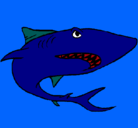 Dibujo Tiburón pintado por carlosmoya