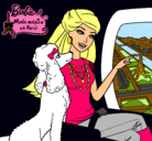 Dibujo Barbie llega a París pintado por Irene-VLC
