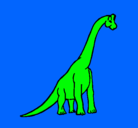 Dibujo Braquiosaurio pintado por yeyito