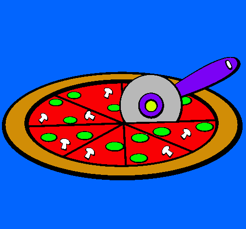 Dibujo Pizza pintado por Konniiitha