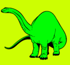 Dibujo Braquiosaurio II pintado por ricardito