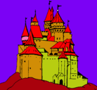 Dibujo Castillo medieval pintado por Andrea8910