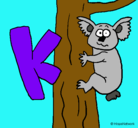 Dibujo Koala pintado por ANONIM