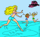 Dibujo Barbie de regreso a la playa pintado por Xuliiyah99