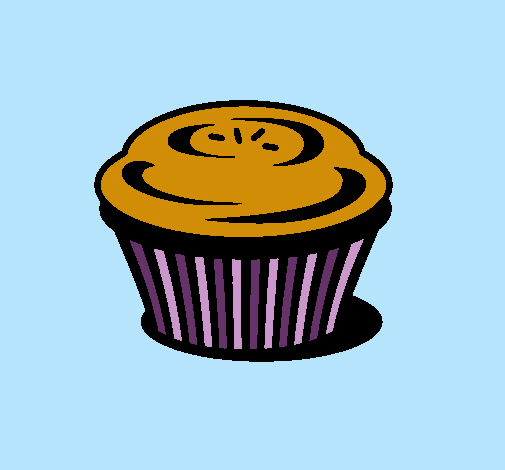 Dibujo Muffin pintado por Nahomy