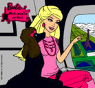 Dibujo Barbie llega a París pintado por mariana4708 