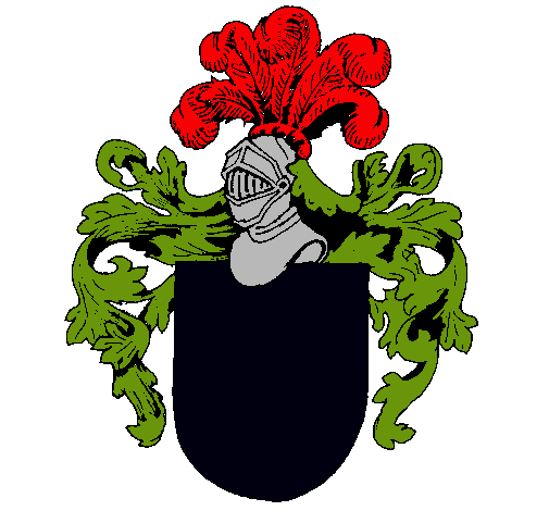 Escudo de armas y casco