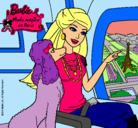 Dibujo Barbie llega a París pintado por anaispc