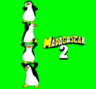 Dibujo Madagascar 2 Pingüinos pintado por leiritawapitaxd