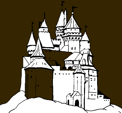 Dibujo Castillo medieval pintado por AGUSVERA