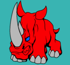 Dibujo Rinoceronte II pintado por leonardo