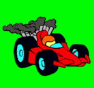 Dibujo Coche de Fórmula 1 pintado por crieva