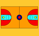 Dibujo Cancha pintado por marc