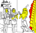 Dibujo Barbie de compras con sus amigas pintado por nathazha