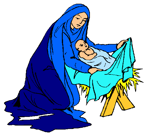 Dibujo Nacimiento del niño Jesús pintado por alba-adela