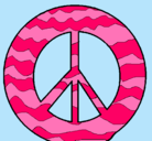 Dibujo Símbolo de la paz pintado por QAZWSXEDC