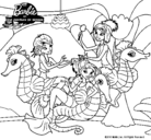 Dibujo Sirenas y caballitos de mar pintado por hsduk91