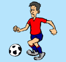 Dibujo Jugador de fútbol pintado por pedrololi