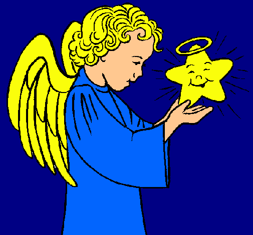 Ángel y estrella