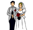 Dibujo Marido y mujer III pintado por engracia