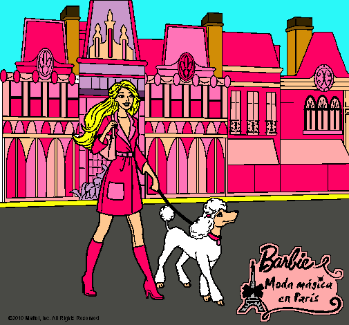 Barbie y su perrita