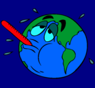 Dibujo Calentamiento global pintado por michtre