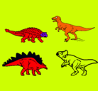 Dibujo Dinosaurios de tierra pintado por joseramon