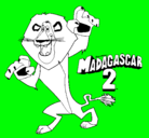 Dibujo Madagascar 2 Alex pintado por dfgfhthj