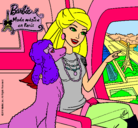 Dibujo Barbie llega a París pintado por parisito