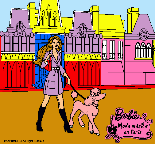 Barbie y su perrita