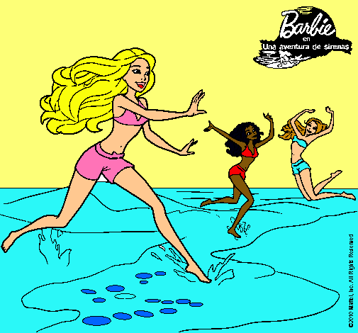 Barbie de regreso a la playa