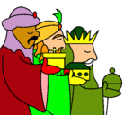 Dibujo Los Reyes Magos 3 pintado por Ikergc