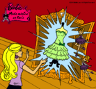Dibujo El vestido mágico de Barbie pintado por princessa9