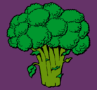 Dibujo Brócoli pintado por boomm